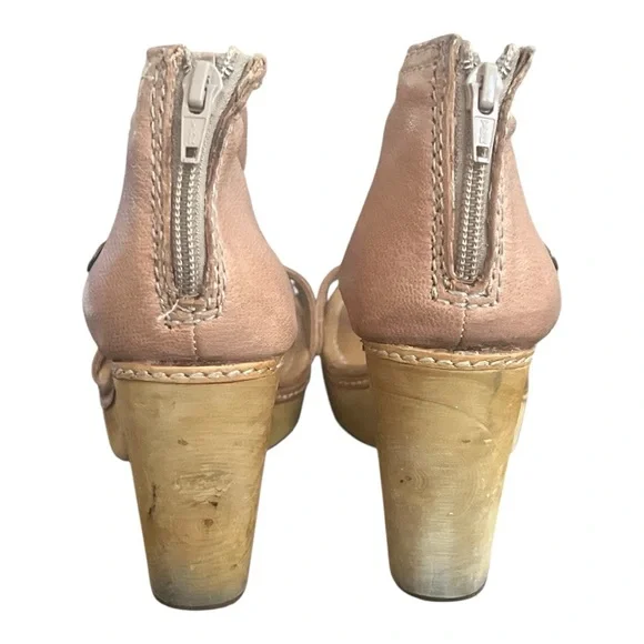 Fossil Tan Leather Women's Sandals Size 9 - Picture 3 of 5